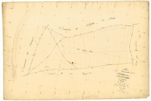 Trancault, section E dite de Charmesseaux, feuille n° 1, parcelles n° 1-43