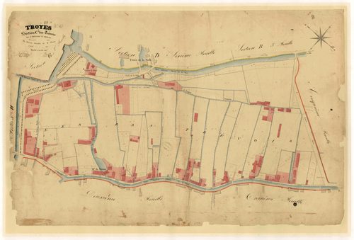 Troyes, section C dite des Trévois, feuille n° 1, parcelles n° 1-159