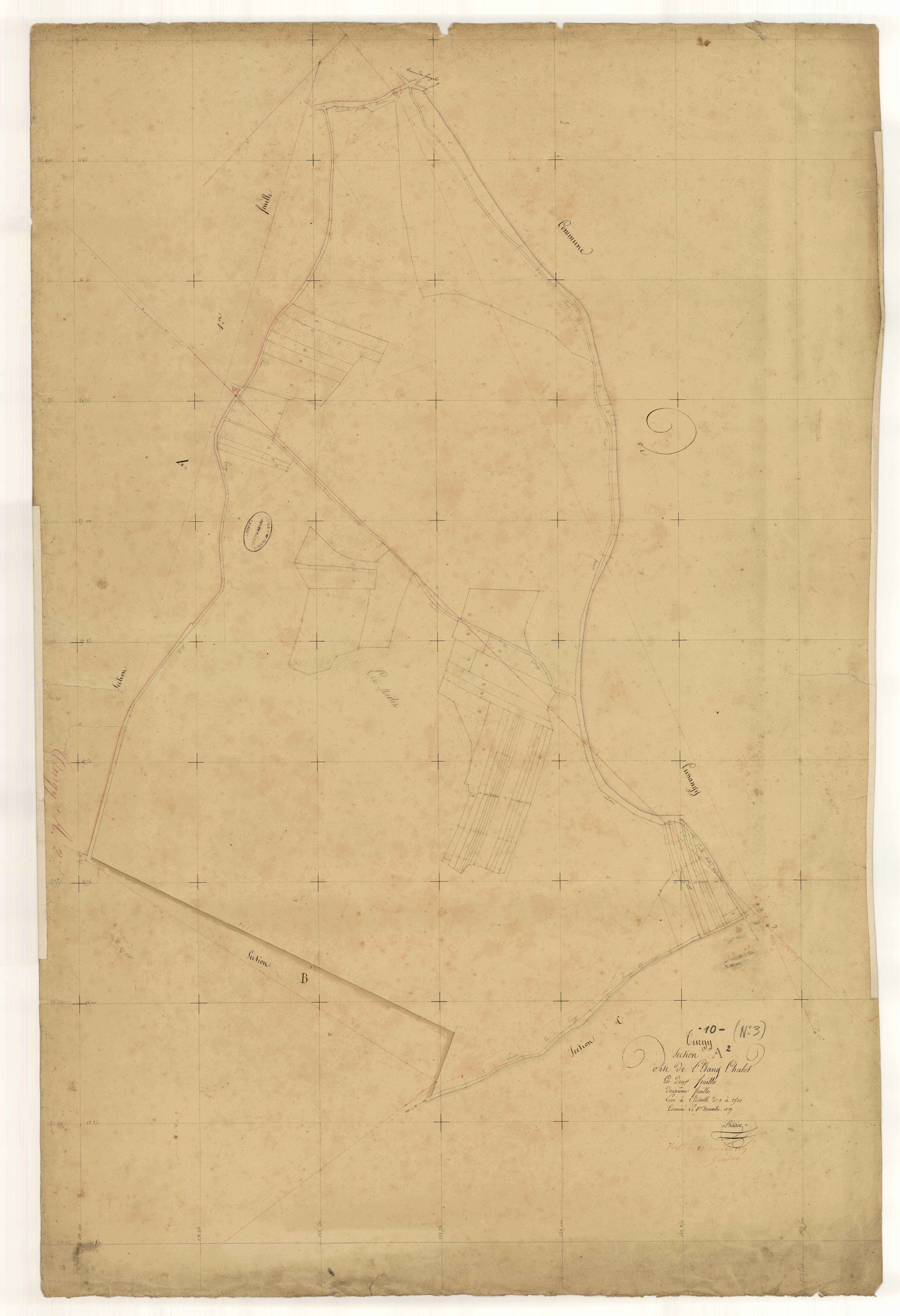 Turgy, section A dite de l'Etang Chalot, feuille n° 2