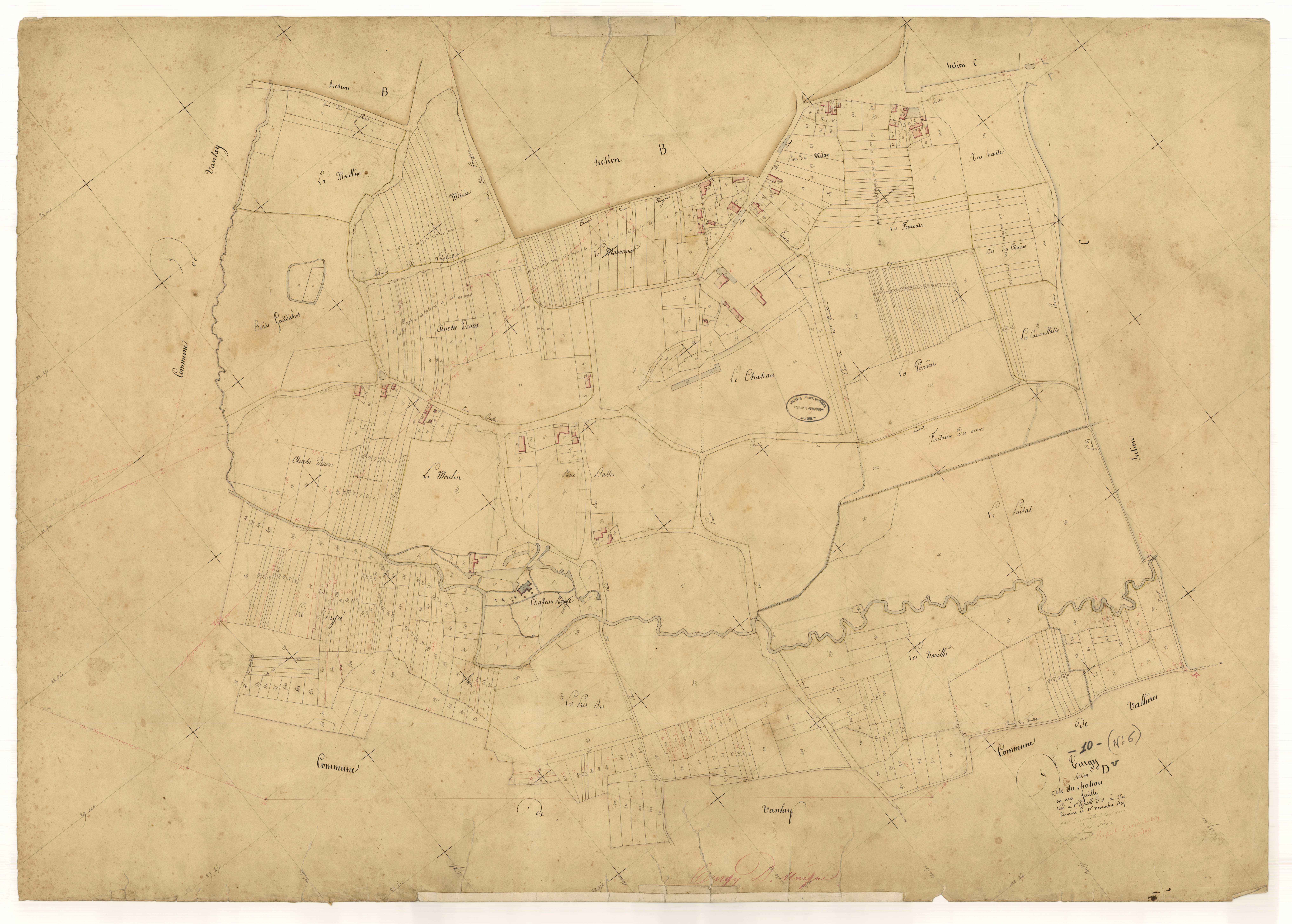 Turgy, section D dite du Château