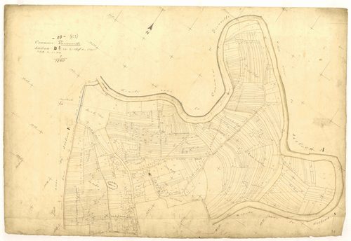 Unienville, section B dite du Chef Lieu, feuille n° 1