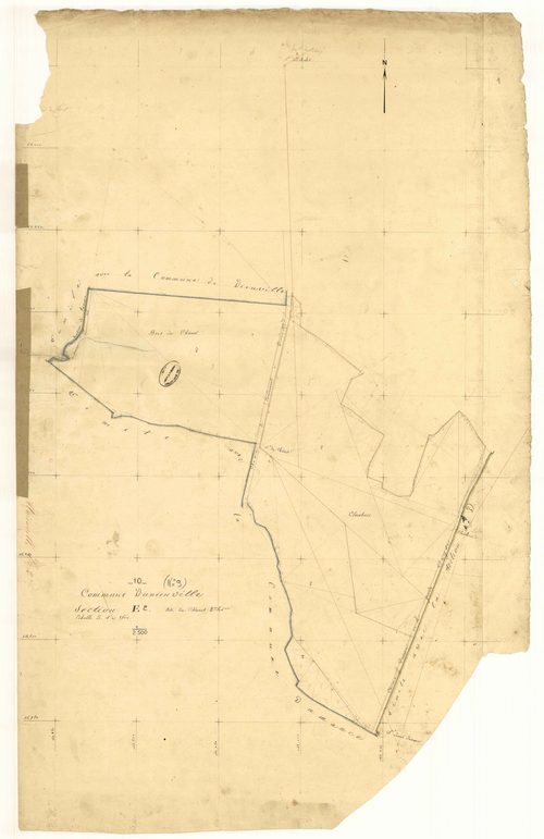 Unienville, section E dite du Chânet, feuille n° 2