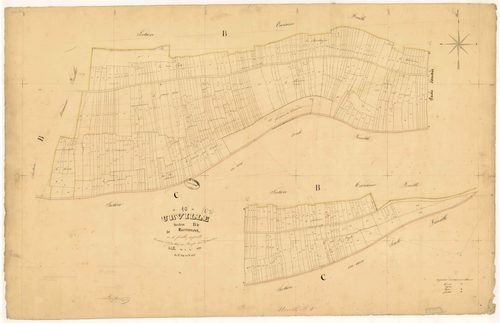 Urville, section B dite de Barramont, feuille  n° 4, parcelles n° 794-1257