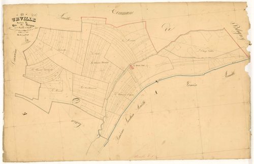 Urville, section E dite de Narvaux, feuille  n° 1, parcelles n° 1-140