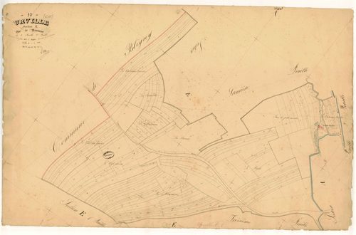 Urville, section E dite de Narvaux, feuille  n° 2, parcelles n° 141-311