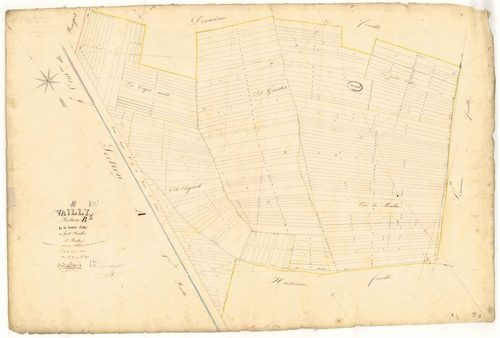 Vailly, section B dite de la bonne côte, feuille  n° 1, parcelles n° 1-273