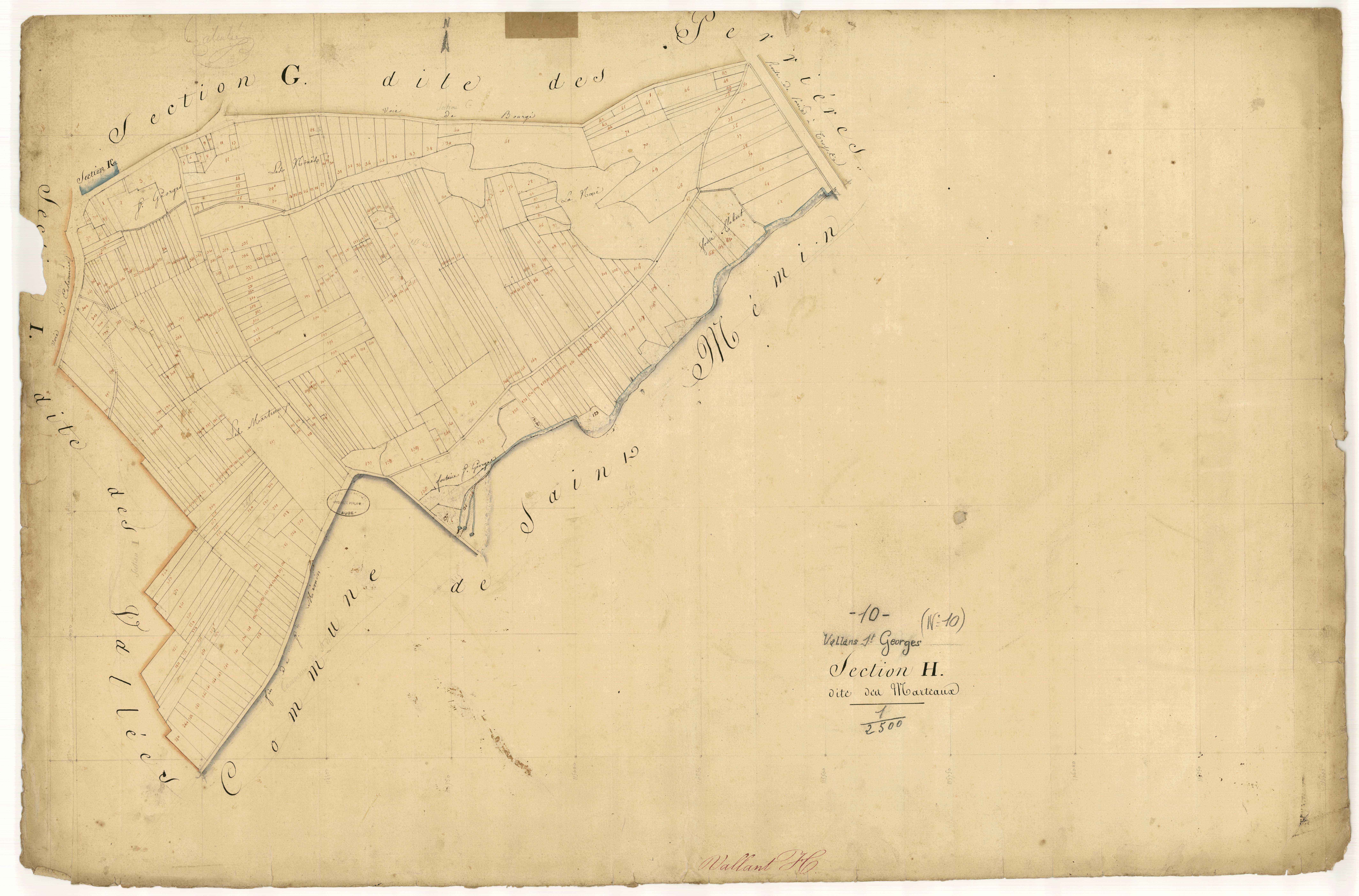 Vallant-Saint-Georges, section H dite des marteaux