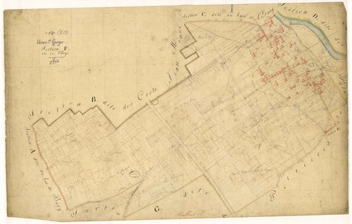 Vallant-Saint-Georges, section F dite du village