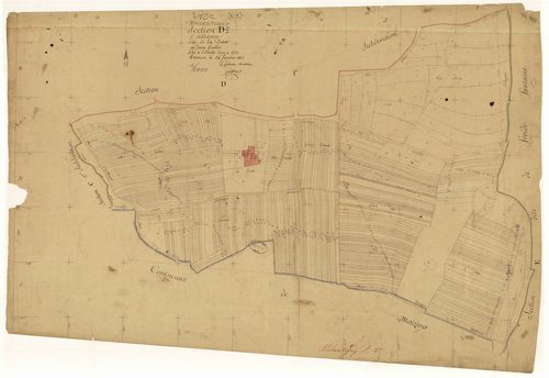 Vallentigny, section D dite de la devise, feuille  n° 2
