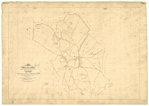 Vallières, tableau d'assemblage