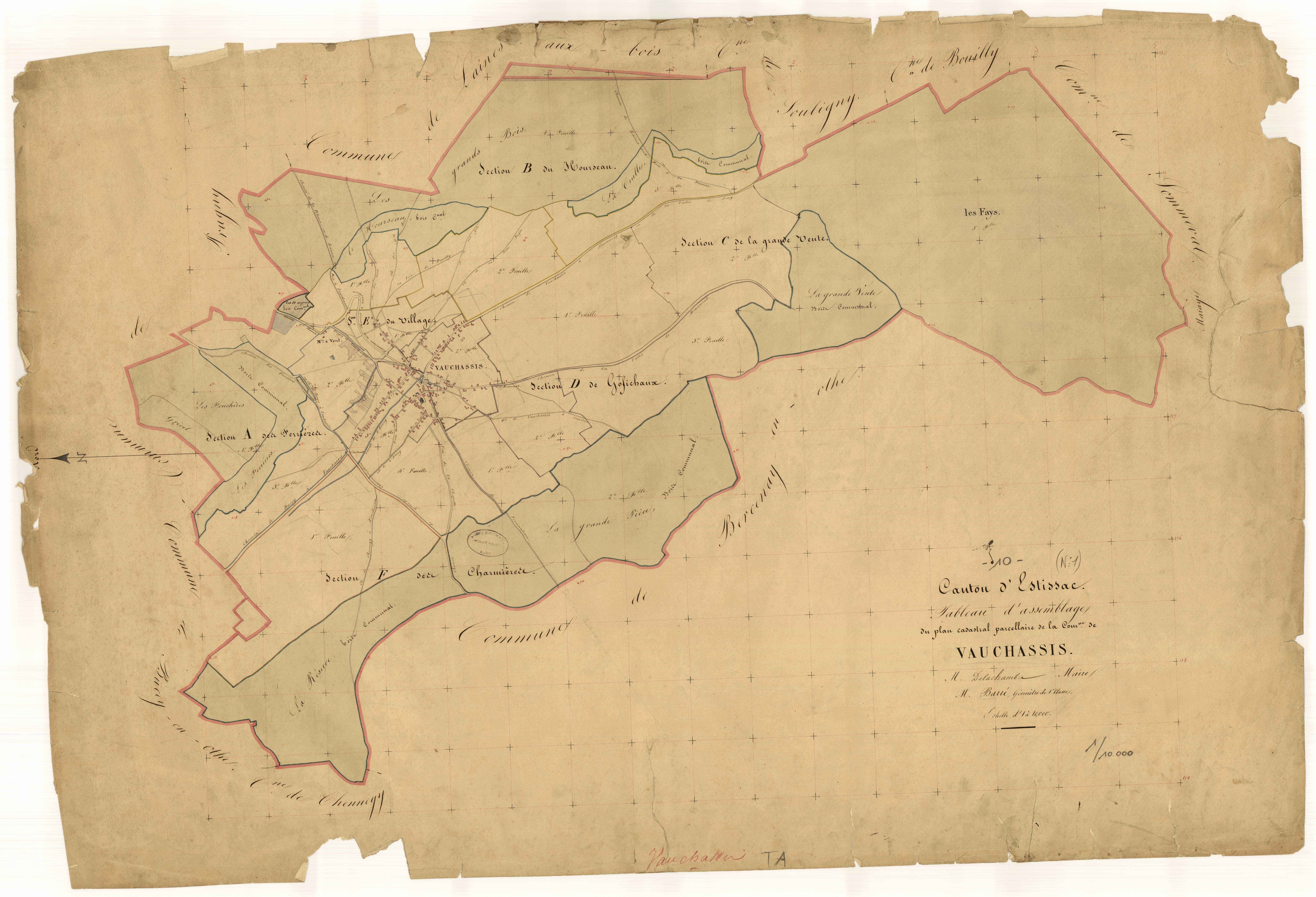 Vauchassis, tableau d'assemblage