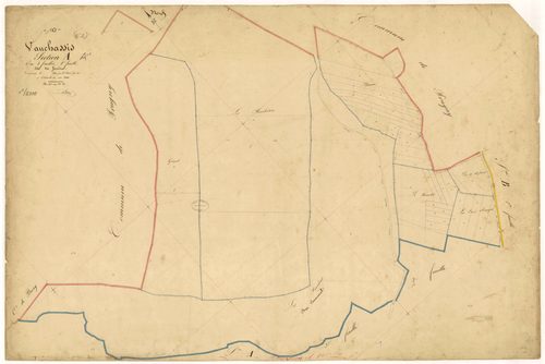 Vauchassis, section A dite des Ferrières, feuille n° 1, parcelles n° 1-37