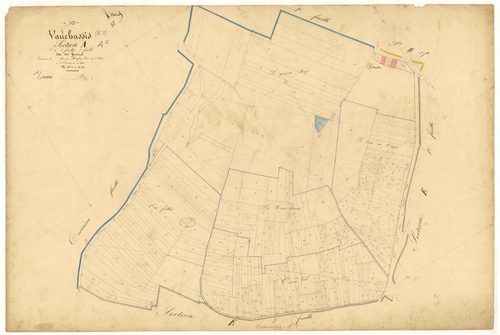 Vauchassis, section A dite des Ferrières, feuille  n° 2, parcelles n° 38-373