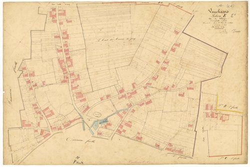 Vauchassis, section E dite du village, feuille  n° 2, parcelles n° 373-959