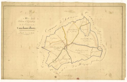 Vauchonvilliers, tableau d'assemblage
