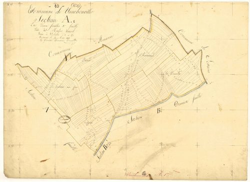 Vauchonvilliers, section A dite du moulin à vent, feuille  n° 1
