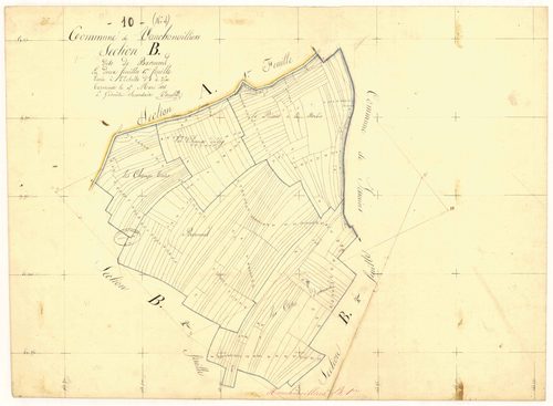 Vauchonvilliers, section B dite de Barmont, feuille  n° 1