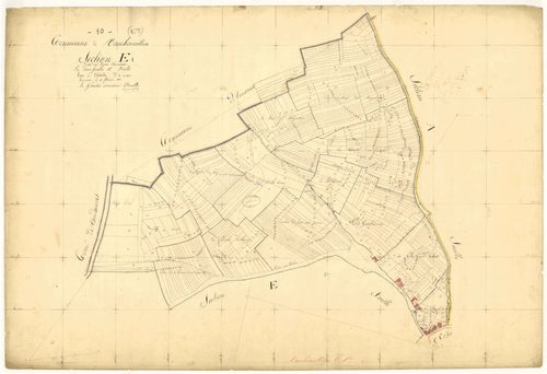Vauchonvilliers, section E dite des basses chenevières, feuille  n° 1