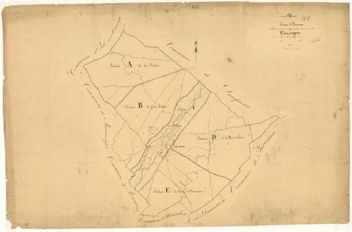 Vaucogne, tableau d'assemblage