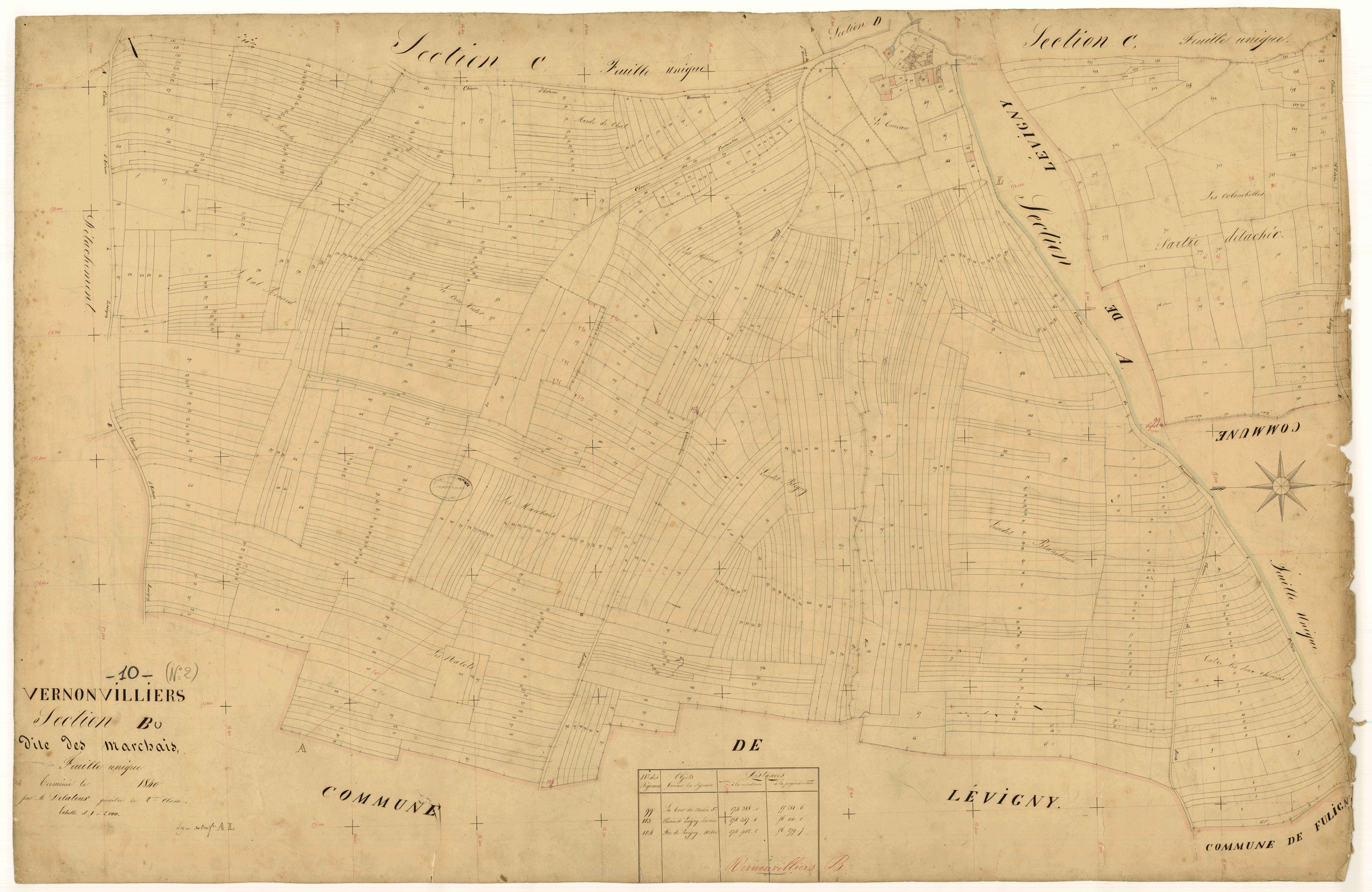 Vernonvilliers, section B dite des Marchais