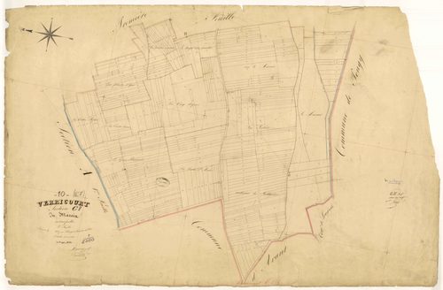 Verricourt, section C dite du Marais, feuille n°2, parcelles n°496-840
