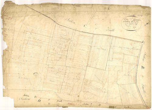 Verrières, section C dite du village, feuille n°3, parcelles n° 839-1488