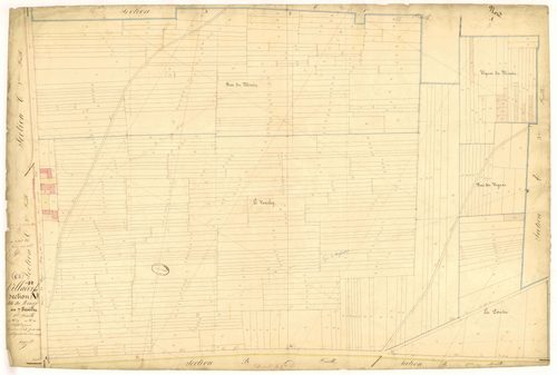 Villacerf, section A dite du miroir, feuille n° 2, parcelles n°379-788