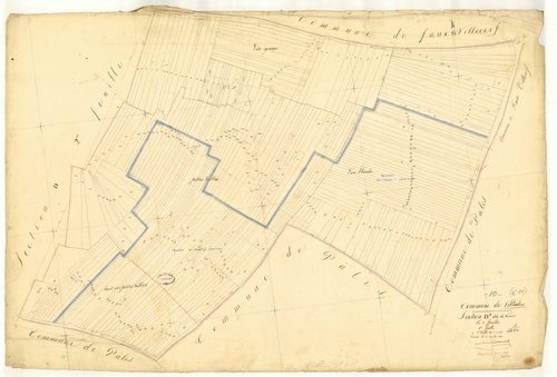 Villadin, section D dite de verrois, feuille n°3