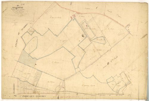 Villechétif, section D dite du village, feuille n°1, parcelles n° 1-159