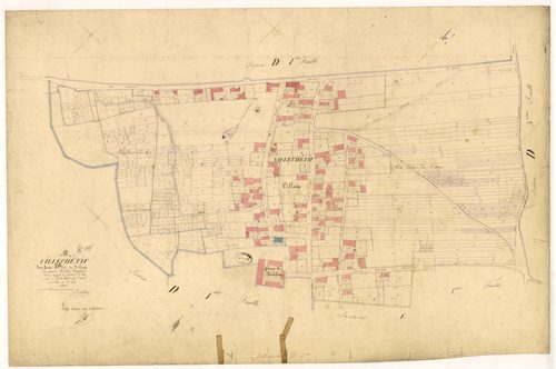 Villechétif, section D dite du village, feuille n°2, parcelles n° 160-675