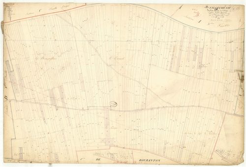 Villechétif, section D dite du village, feuille n°4, parcelles n° 1159-1582