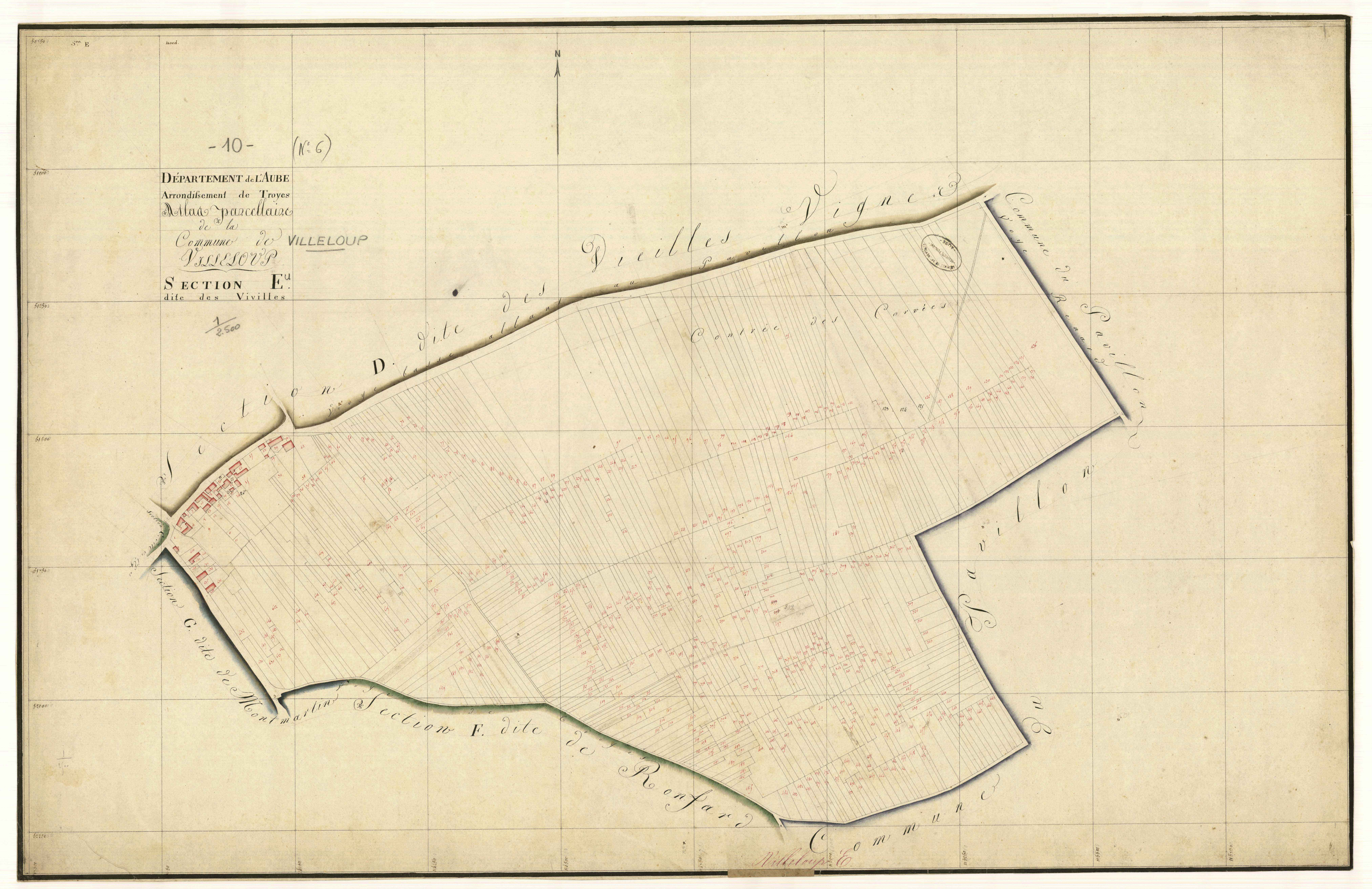 Villeloup, section E dite des vivilles