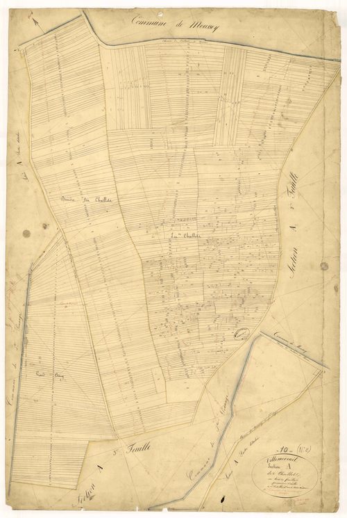 Villemereuil, section A dite des chaillots, feuille n°1
