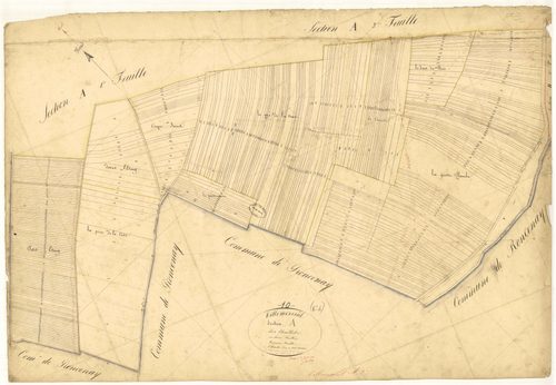 Villemereuil, section A dite des chaillots, feuille n°3