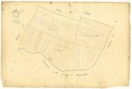 Villemereuil, section B dite du morbot, feuille n°2