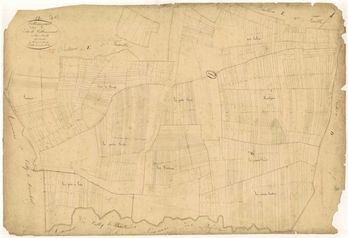 Villemereuil, section E dite de Villemereuil, feuille n°2, parcelles n° 473-1017