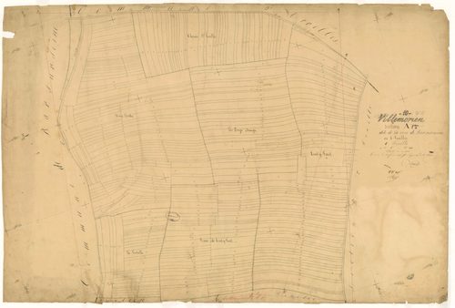 Villemorien, section A dite de la voie de Bar-sur-Seine, feuille n°1, parcelles n°1-340