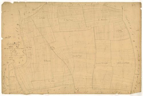 Villemorien, section A dite de la voie de Bar-sur-Seine, feuille n°2, parcelles n°341-737