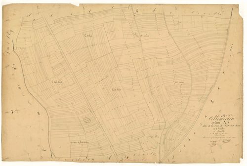 Villemorien, section A dite de la voie de Bar-sur-Seine, feuille n°3, parcelles n°738-1212