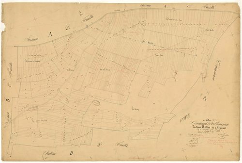 Villemorien, section B dite de chervais, feuille n°2, parcelles n°483-806
