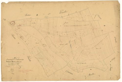 Villemorien, section B dite de chervais, feuille n°5, parcelles n°1499-1797