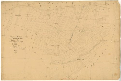 Villemorien, section C dite de grand-champ, feuille n°2, parcelles n°501-813