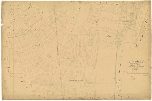 Villemorien, section C dite de grand-champ, feuille n°3, parcelles n°814-1241