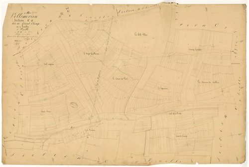 Villemorien, section C dite de grand-champ, feuille n°6, parcelles n°1623-2030