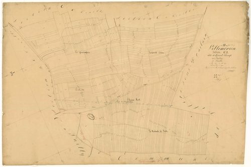 Villemorien, section C dite de grand-champ, feuille n°7, parcelles n°2031-2372