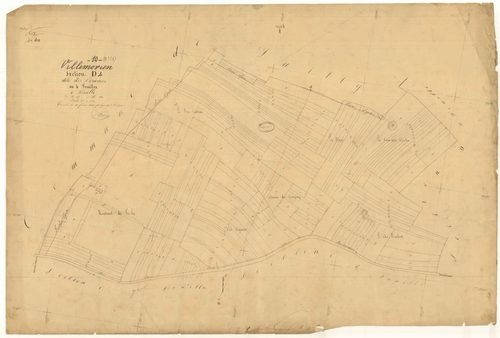 Villemorien, section D dite des commes, feuille n°4, parcelles n°953-1147