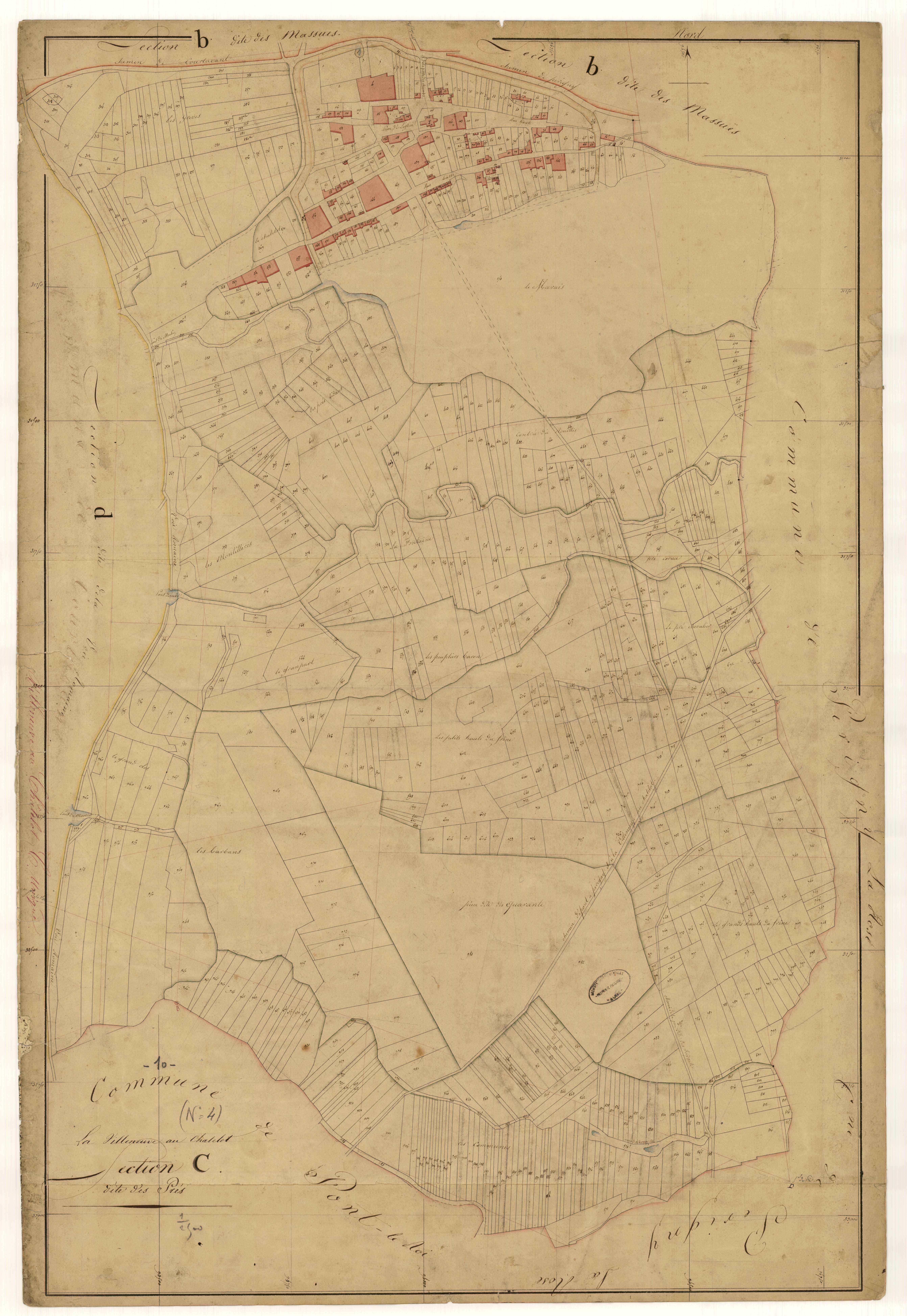 La Villeneuve-au-Châtelot, section C dite des prés