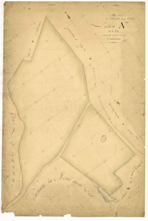 La Villeneuve-au-Chêne, section A dite du Der, feuille n°1