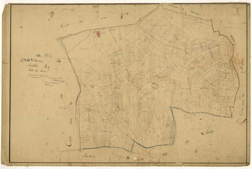 Villeret, section A dite des terres