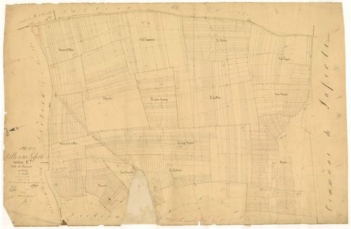 Ville-sous-la-Ferté, section C dite de barrat, feuille n°1, parcelles n° 1-464